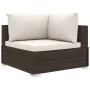 Set muebles de jardín 8 piezas y cojines ratán sintético marrón by , Garden sets - Ref: Foro24-46765, Price: 855,01 €, Discou...