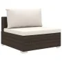 Set muebles de jardín 8 piezas y cojines ratán sintético marrón by , Garden sets - Ref: Foro24-46765, Price: 855,01 €, Discou...