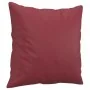 Sofá de 2 plazas con cojines cuero sintético rojo tinto 140 cm de , Sofás - Ref: Foro24-3200869, Precio: 297,06 €, Descuento: %