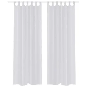 Cortina blanca transparente 2 piezas 140x245 cm by , Curtains and curtains - Ref: Foro24-130199, Price: 23,74 €, Discount: %
