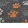 Alfombra de cocina lavable terciopelo dibujo de patas 45x150 cm de , Felpudos - Ref: Foro24-136573, Precio: 26,96 €, Descuent...