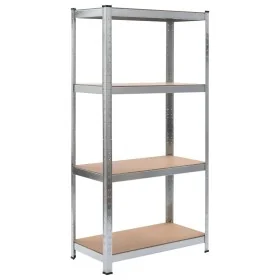 Estantería de acero y MDF 80x40x160 cm plateado von , Industrieregale - Ref: Foro24-144266, Preis: 58,26 €, Rabatt: %