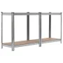 Estantería de acero y MDF 80x40x160 cm plateado von , Industrieregale - Ref: Foro24-144266, Preis: 58,26 €, Rabatt: %