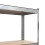 Estantería de acero y MDF 80x40x160 cm plateado von , Industrieregale - Ref: Foro24-144266, Preis: 58,26 €, Rabatt: %