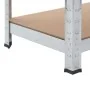 Estantería de acero y MDF 80x40x160 cm plateado von , Industrieregale - Ref: Foro24-144266, Preis: 58,26 €, Rabatt: %