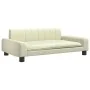Cama para perros de cuero sintético crema 90x53x30 cm by , Beds for dogs - Ref: Foro24-171853, Price: 86,74 €, Discount: %
