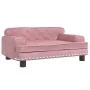 Cama para perros de terciopelo rosa 70x45x30 cm von , Betten für Hunde - Ref: Foro24-171885, Preis: 70,56 €, Rabatt: %