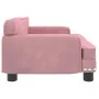 Cama para perros de terciopelo rosa 70x45x30 cm von , Betten für Hunde - Ref: Foro24-171885, Preis: 70,56 €, Rabatt: %
