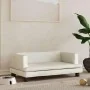 Cama para perros de terciopelo crema 80x45x30 cm de , Camas para perros - Ref: Foro24-171900, Precio: 68,22 €, Descuento: %