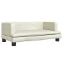 Cama para perros de terciopelo crema 80x45x30 cm de , Camas para perros - Ref: Foro24-171900, Precio: 68,22 €, Descuento: %