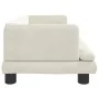 Cama para perros de terciopelo crema 80x45x30 cm de , Camas para perros - Ref: Foro24-171900, Precio: 68,22 €, Descuento: %