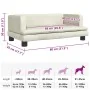 Cama para perros de terciopelo crema 80x45x30 cm de , Camas para perros - Ref: Foro24-171900, Precio: 68,22 €, Descuento: %