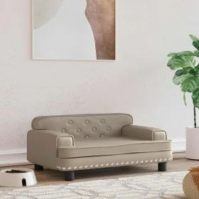 Cama para perros de cuero sintético color capuchino 70x45x30 cm von , Betten für Hunde - Ref: Foro24-171893, Preis: 72,90 €, ...