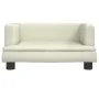 Cama para perros de cuero sintético crema 60x40x30 cm de , Camas para perros - Ref: Foro24-171914, Precio: 68,18 €, Descuento: %