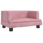 Cama para perros de terciopelo rosa 60x40x30 cm von , Betten für Hunde - Ref: Foro24-171909, Preis: 57,70 €, Rabatt: %