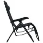 Tumbona plegable de terraza textileno negra von , Liegen - Ref: Foro24-47899, Preis: 110,04 €, Rabatt: %