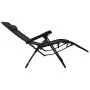 Tumbona plegable de terraza textileno negra von , Liegen - Ref: Foro24-47899, Preis: 110,04 €, Rabatt: %
