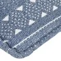 Sillón puf de tela patchwork añil by , Poufs - Ref: Foro24-287731, Price: 115,98 €, Discount: %