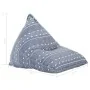 Sillón puf de tela patchwork añil by , Poufs - Ref: Foro24-287731, Price: 115,98 €, Discount: %