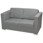 Conjunto de sofás 2 unidades tela gris claro by , Sofas - Ref: Foro24-274212, Price: 743,21 €, Discount: %