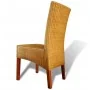 Sillas de comedor 4 unidades ratán natural marrón by , dining chairs - Ref: Foro24-274204, Price: 388,56 €, Discount: %
