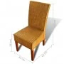 Sillas de comedor 4 unidades ratán natural marrón by , dining chairs - Ref: Foro24-274204, Price: 388,56 €, Discount: %