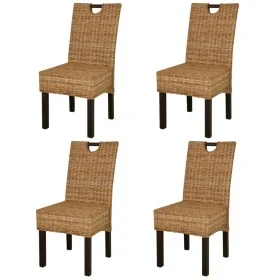 Silla de comedor 4 uds Kubu ratán madera de mango von , Essstühle - Ref: Foro24-274360, Preis: 382,07 €, Rabatt: %
