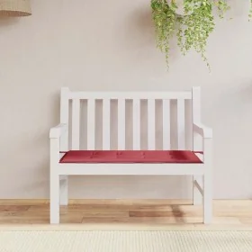 Cojín de banco de jardín tela Oxford rojo tinto 100x50x3 cm von , Kissen für Stühle und Sofas - Ref: Foro24-314074, Preis: 27...