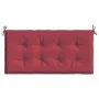 Cojín de banco de jardín tela Oxford rojo tinto 100x50x3 cm von , Kissen für Stühle und Sofas - Ref: Foro24-314074, Preis: 27...