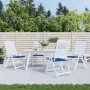 Cojines de silla de jardín 4 uds tela Oxford azul 50x50x3 cm de , Cojines para sillas y sofás - Ref: Foro24-314060, Precio: 3...