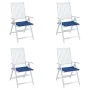 Cojines de silla de jardín 4 uds tela Oxford azul 50x50x3 cm de , Cojines para sillas y sofás - Ref: Foro24-314060, Precio: 3...
