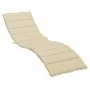 Cojín de tumbona de tela Oxford beige 200x70x3 cm by , Cushions for chairs and sofas - Ref: Foro24-314221, Price: 49,19 €, Di...