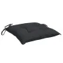 Cojines de silla de jardín 6 uds tela Oxford negro 50x50x7 cm de , Cojines para sillas y sofás - Ref: Foro24-314919, Precio: ...