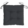 Cojines de silla de jardín 6 uds tela Oxford negro 50x50x7 cm de , Cojines para sillas y sofás - Ref: Foro24-314919, Precio: ...