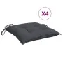 Cojines sillas de jardín 4 uds tela Oxford antracita 50x50x7 cm by , Cushions for chairs and sofas - Ref: Foro24-314897, Pric...
