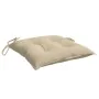 Cojines de silla de jardín 4 uds tela Oxford beige 50x50x7 cm by , Cushions for chairs and sofas - Ref: Foro24-314906, Price:...