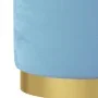Taburete con almacenaje redondo terciopelo azul claro by , Folding stools and chairs - Ref: Foro24-340291, Price: 49,44 €, Di...