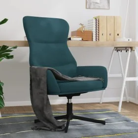 Sillón de relax de terciopelo azul by , Armchairs - Ref: Foro24-341118, Price: 110,34 €, Discount: %