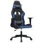 Silla gaming de masaje cuero sintético negro y azul de , Sillones para videojuegos - Ref: Foro24-345445, Precio: 116,16 €, De...