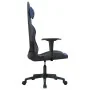 Silla gaming de masaje cuero sintético negro y azul de , Sillones para videojuegos - Ref: Foro24-345445, Precio: 116,16 €, De...