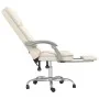 Silla de oficina reclinable masaje cuero sintético color crema von , Bürostühle - Ref: Foro24-349690, Preis: 134,90 €, Rabatt: %