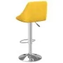 Taburete de bar de terciopelo amarillo mostaza by , Kitchen stools - Ref: Foro24-335301, Price: 83,19 €, Discount: %