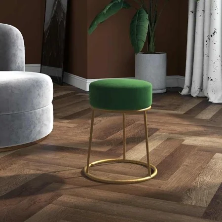 Hocker redondo verde terciopelo by , Folding stools and chairs - Ref: Foro24-340253, Price: 43,62 €, Discount: %