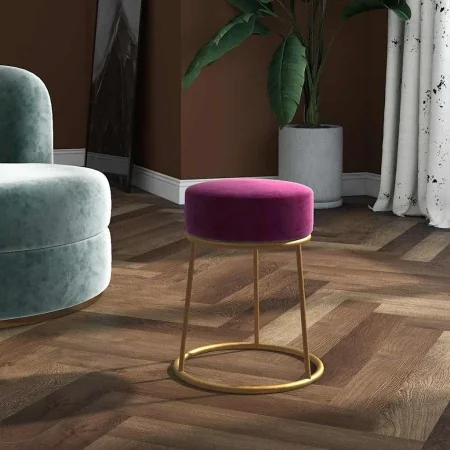 Hocker redondo morado terciopelo by , Folding stools and chairs - Ref: Foro24-340258, Price: 43,63 €, Discount: %