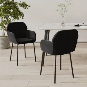 Sillas de comedor 2 unidades terciopelo negro von , Essstühle - Ref: Foro24-344707, Preis: 133,33 €, Rabatt: %