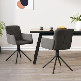 Sillas de comedor giratorias 2 unidades terciopelo gris oscuro von , Essstühle - Ref: Foro24-344791, Preis: 154,73 €, Rabatt: %