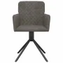 Sillas de comedor giratorias 2 unidades terciopelo gris oscuro de , Sillas de comedor - Ref: Foro24-344791, Precio: 154,76 €,...