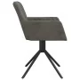 Sillas de comedor giratorias 2 unidades terciopelo gris oscuro de , Sillas de comedor - Ref: Foro24-344791, Precio: 154,76 €,...