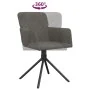 Sillas de comedor giratorias 2 unidades terciopelo gris oscuro de , Sillas de comedor - Ref: Foro24-344791, Precio: 154,76 €,...