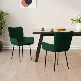 Sillas de comedor 2 unidades terciopelo verde oscuro von , Essstühle - Ref: Foro24-344822, Preis: 116,18 €, Rabatt: %